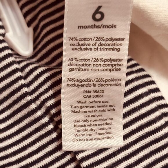 Carter’s Baby Girl 3-Piece Outfit Set Quilted Jacket Bodysuit Leggings 6M - Picture 7 of 8